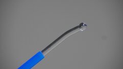 curved ball surgical fibers, curved ball surgical laser fibers